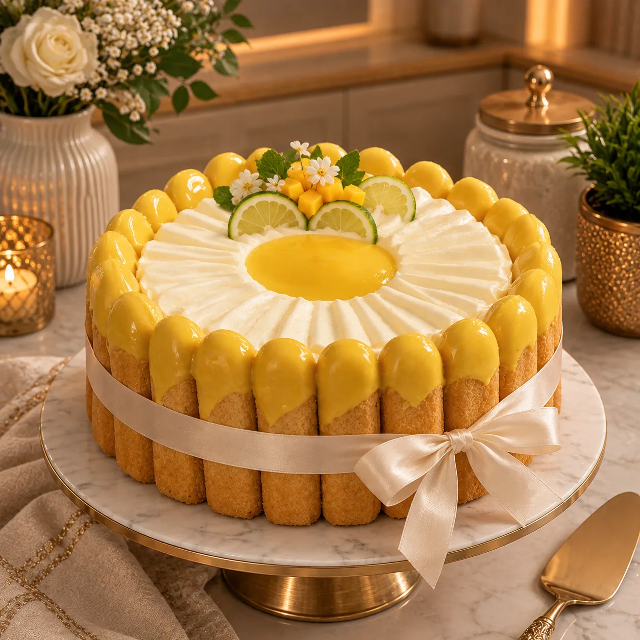 صورة وصفة تيرميسو بنكهة الليمون🍋 – كيك